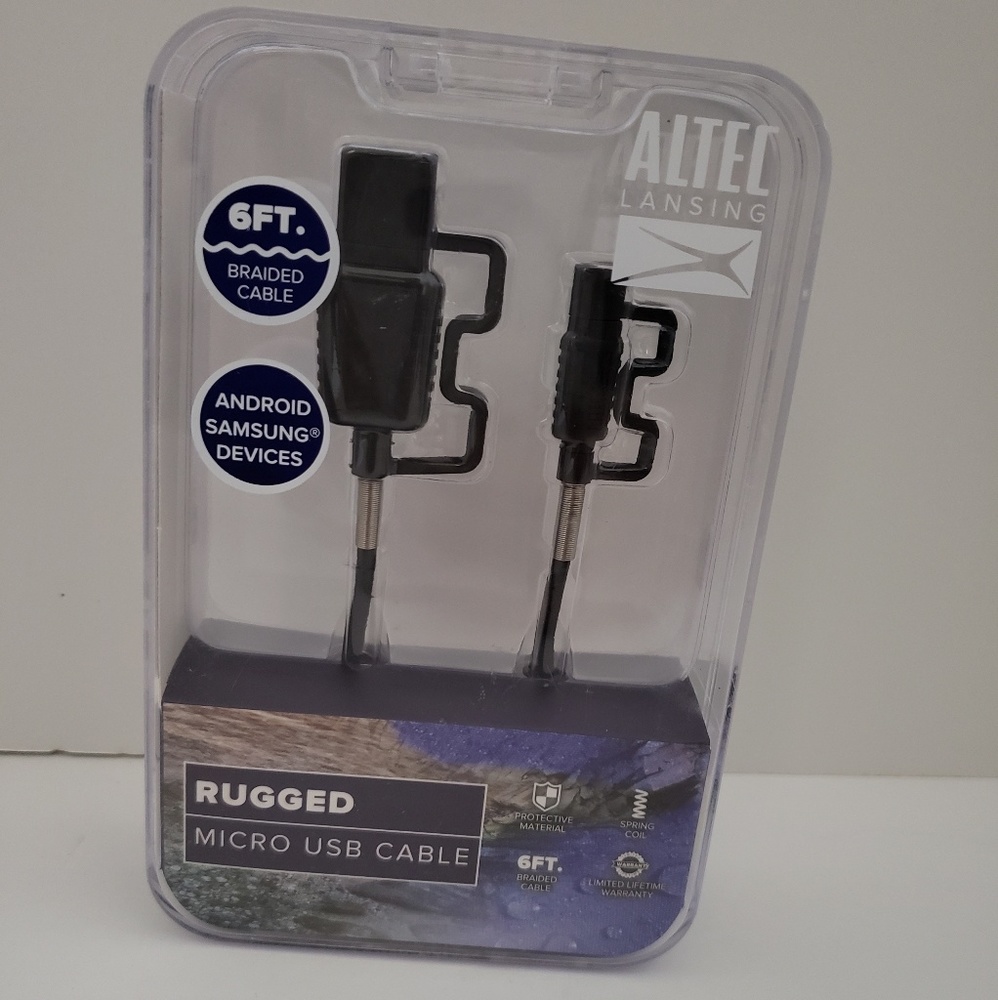 Rugged Micro USB cable 6ft